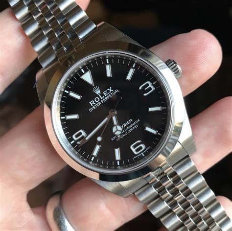 rolex explorer on jubilee